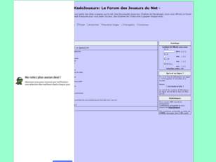 Le Forum des Joueurs du Net