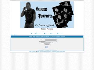 Forum officiel de Yoann Ferrero
