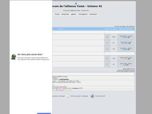 Forum de l'alliance Yume - univers 42