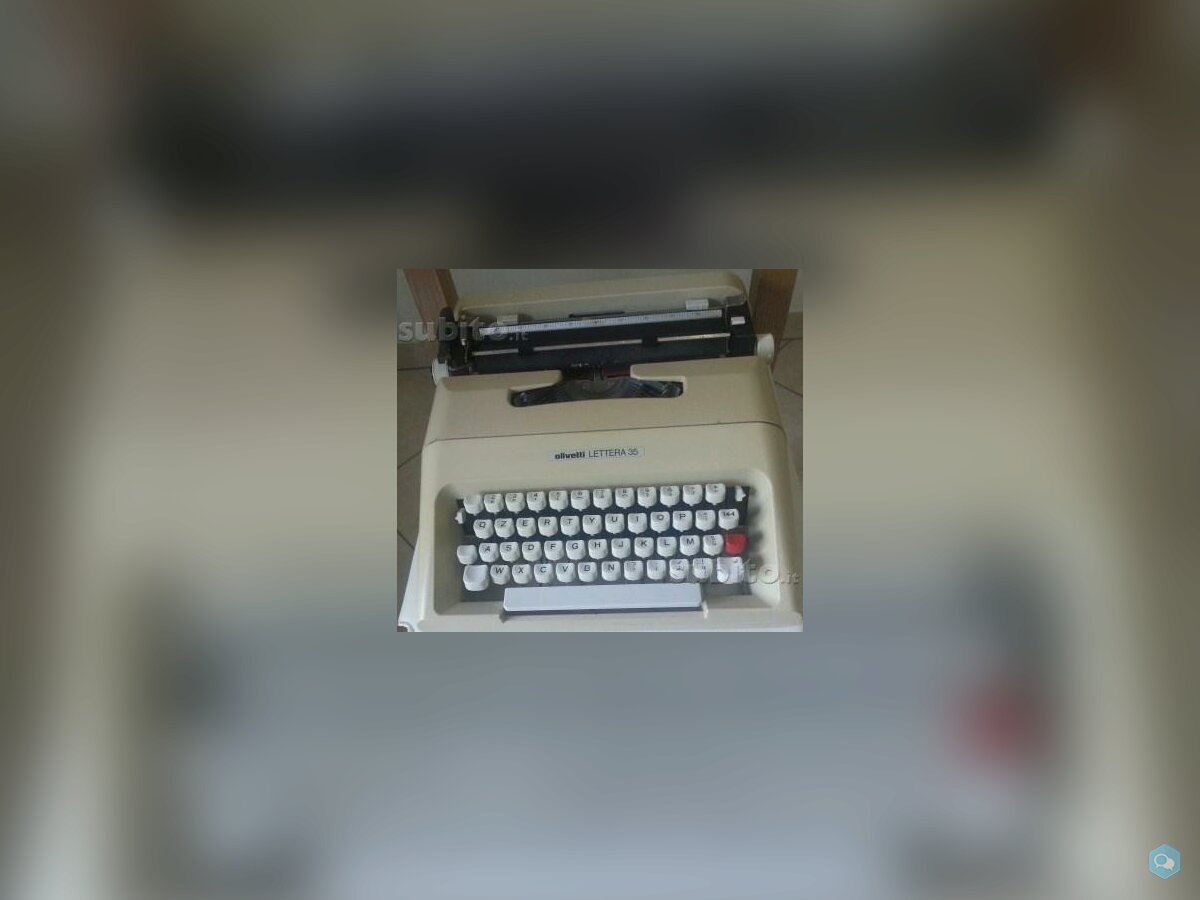 Macchina per scrivere vintage Olivetti Lettera 35 1