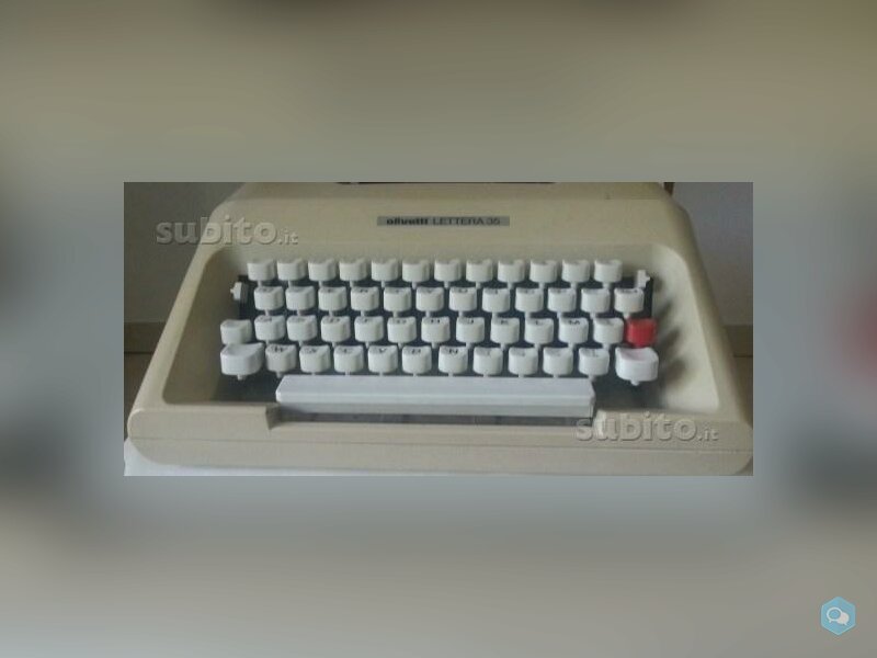 Macchina per scrivere vintage Olivetti Lettera 35 2