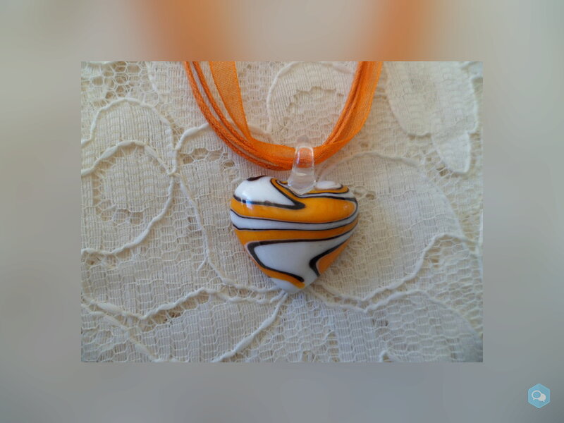 Collier en Pâte de Verre 1