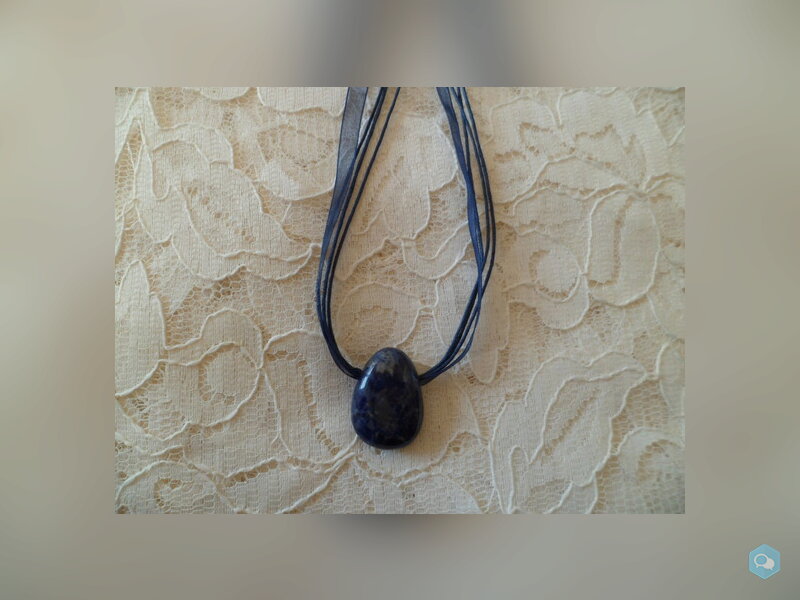 Collier en Sodalite 1