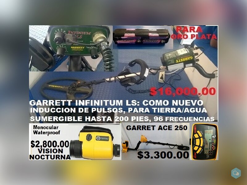 VENDO VARIOS DETECTORES DE METALES Y ACCESORIOS 1