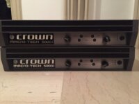 2 amplis CROWN macrotech 5000I 1