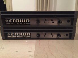 2 amplis CROWN macrotech 5000I