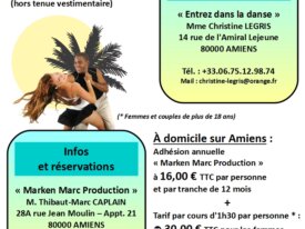 Cours de Zouk à #Amiens en #France (#Zouk)