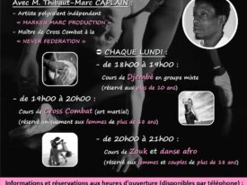 Cours de #Zouk, de #Djembé et de #CrossCombat à #A