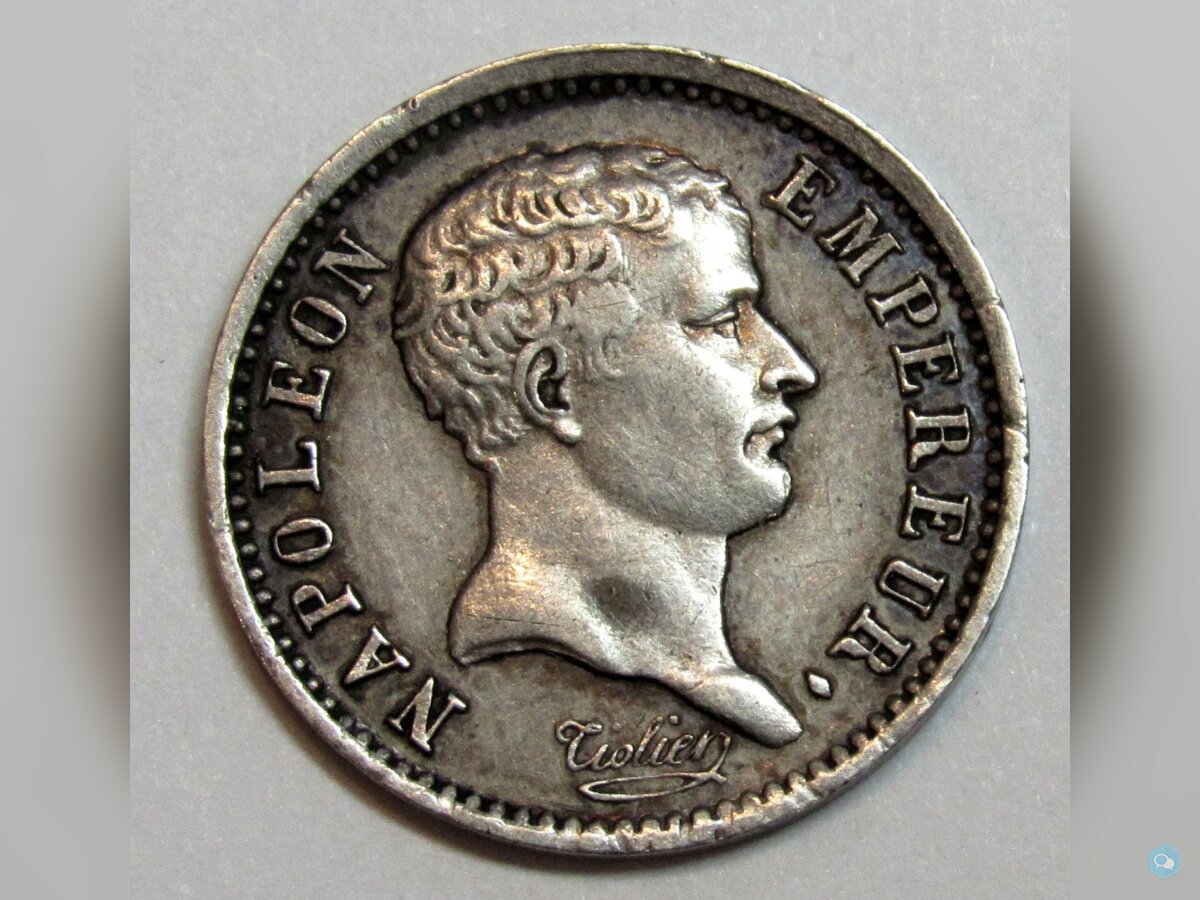 1/4 de franc - Napoléon I - 1807 A - 1