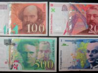 souvenir du Franc... Lot de 4 billets 1