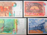 souvenir du Franc... Lot de 4 billets 2