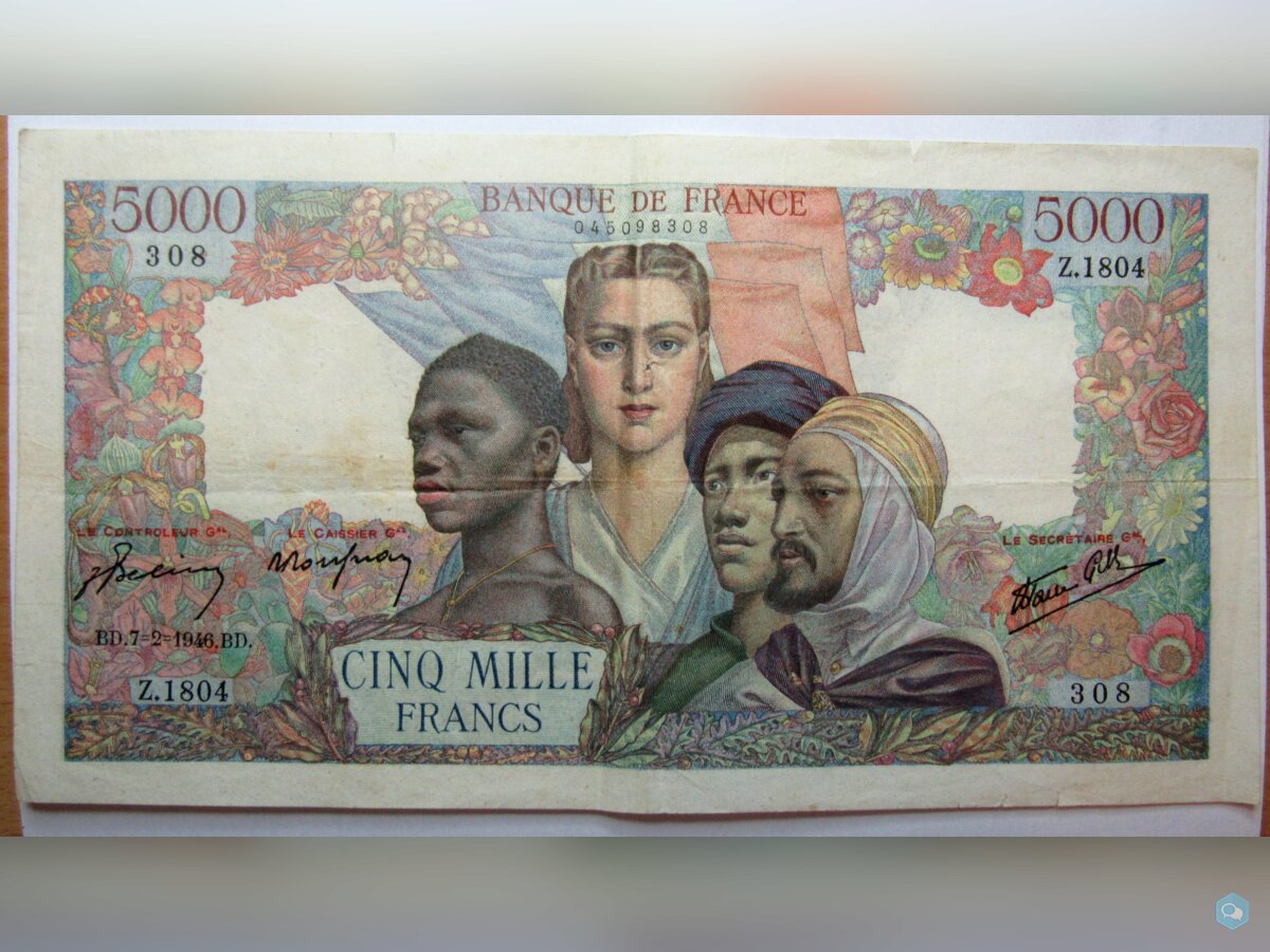 5000 Francs - Empire Français 1