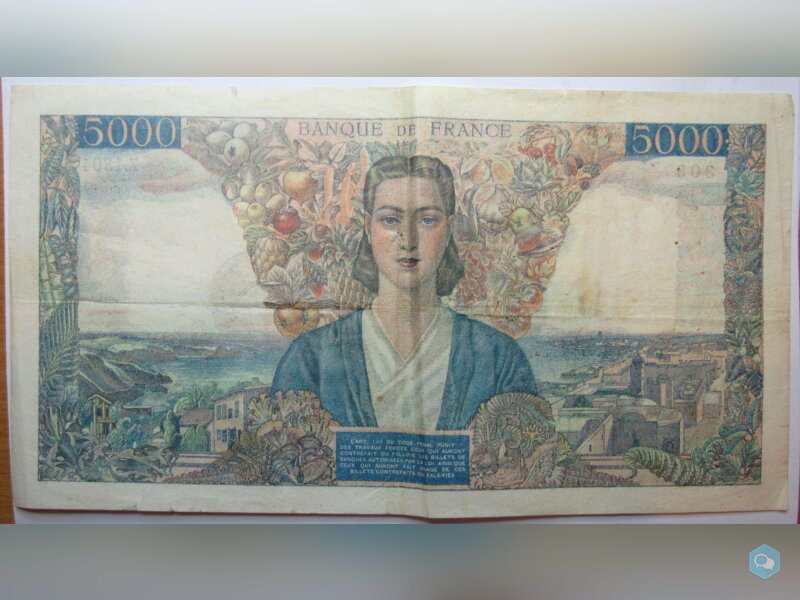 5000 Francs - Empire Français 2