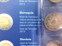 Série 10 ans de la monnaie en Euro avec feuilles - 5