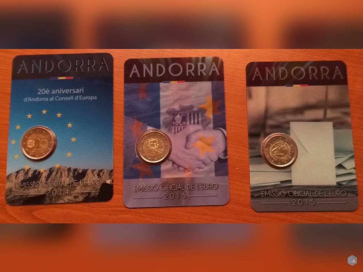 coincard 2 € Andorre 2014 et 2015 1