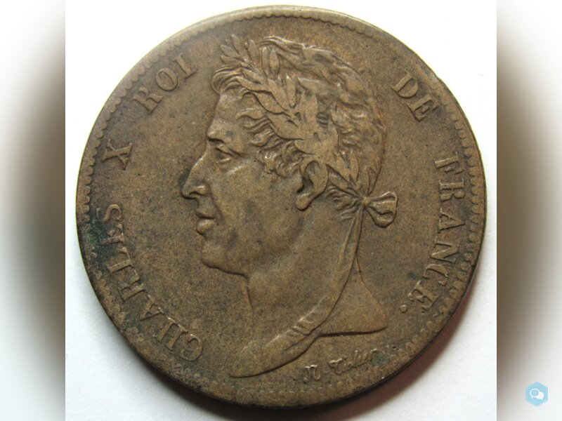 - Colonie - Charles X - 5 CENT - 1828 A - 1