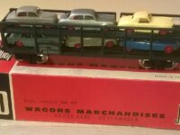 WAGGON PORTE VOITURES HO 1