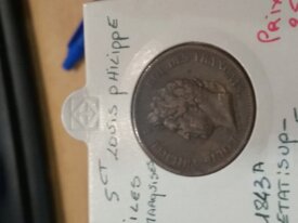 5 centimes louis philippe 1843A sup- iles marquise