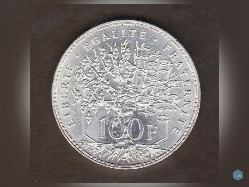 100 FRANCS 1982 Panthéon - FRANCE - argent 1