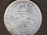 100 FRANCS 1982 Panthéon - FRANCE - argent 2