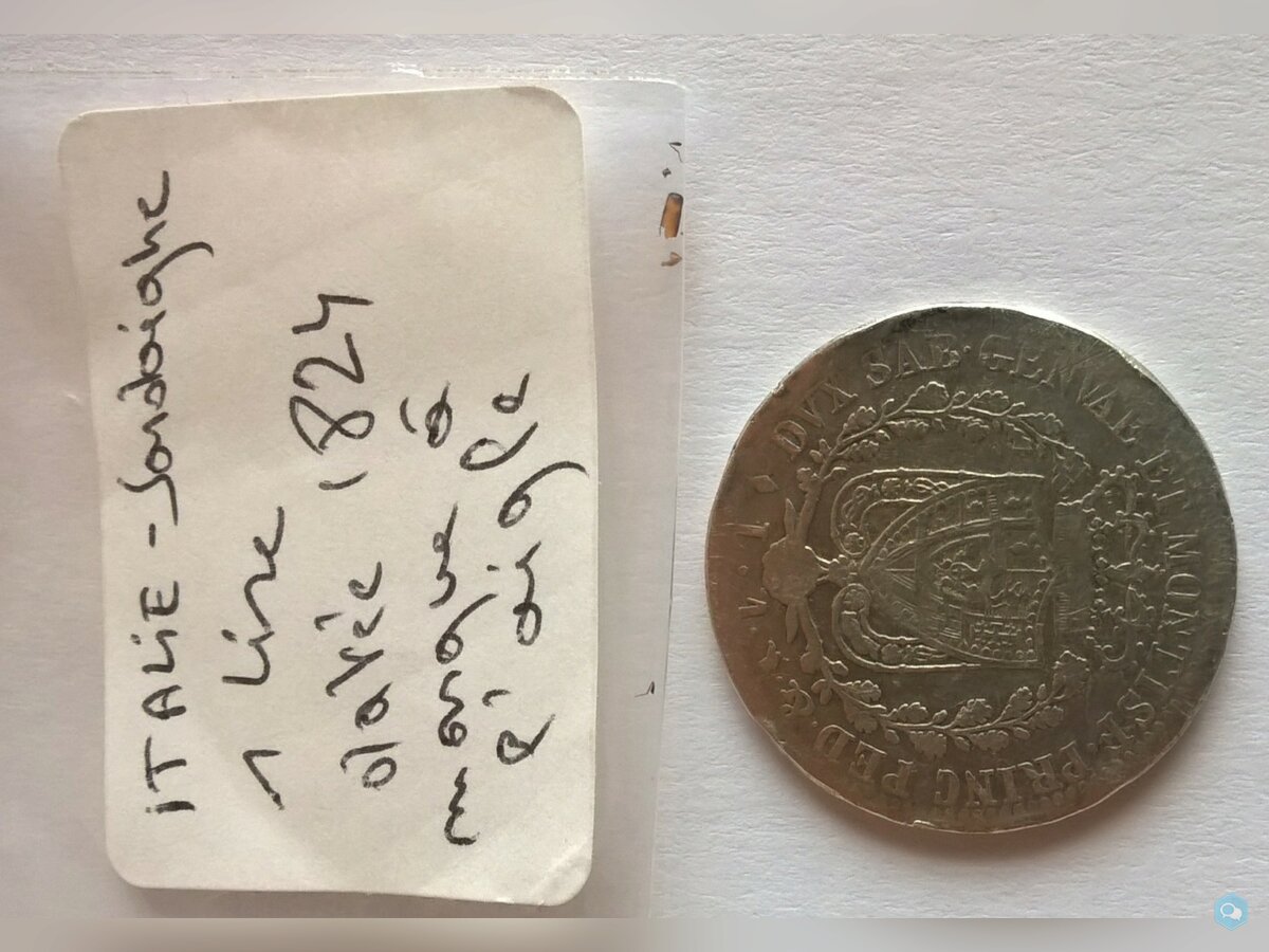 1 lira - Charles-Félix 1