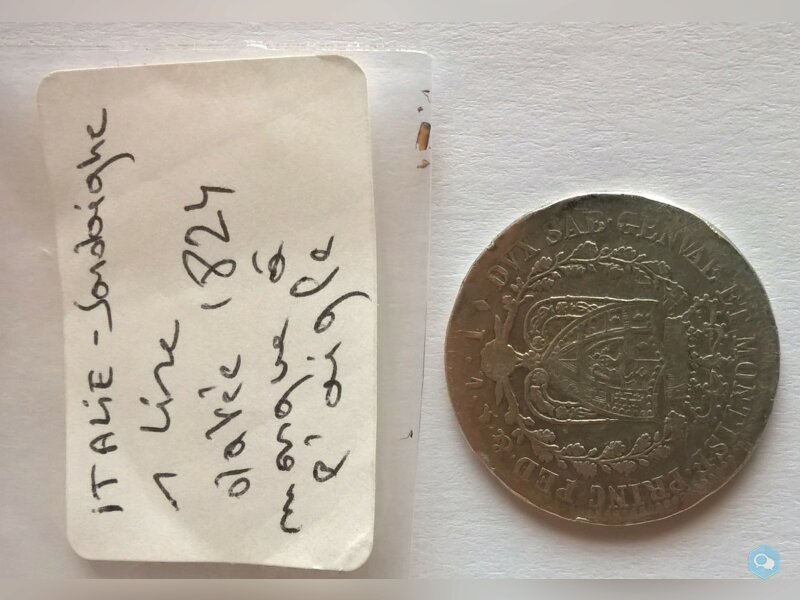 1 lira - Charles-Félix 1