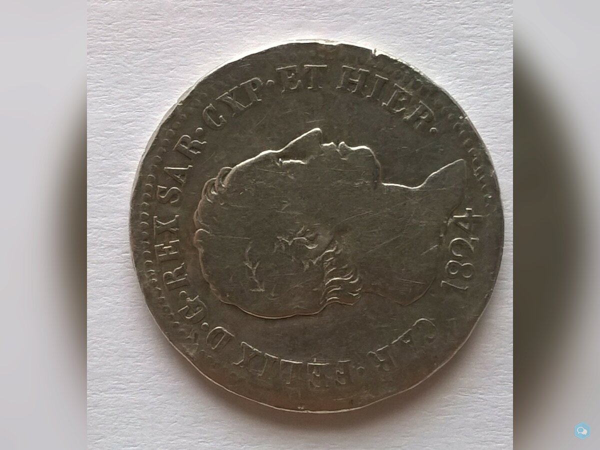 1 lira - Charles-Félix 2