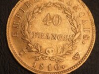 40 Francs Or Napoleon 1810 W 2