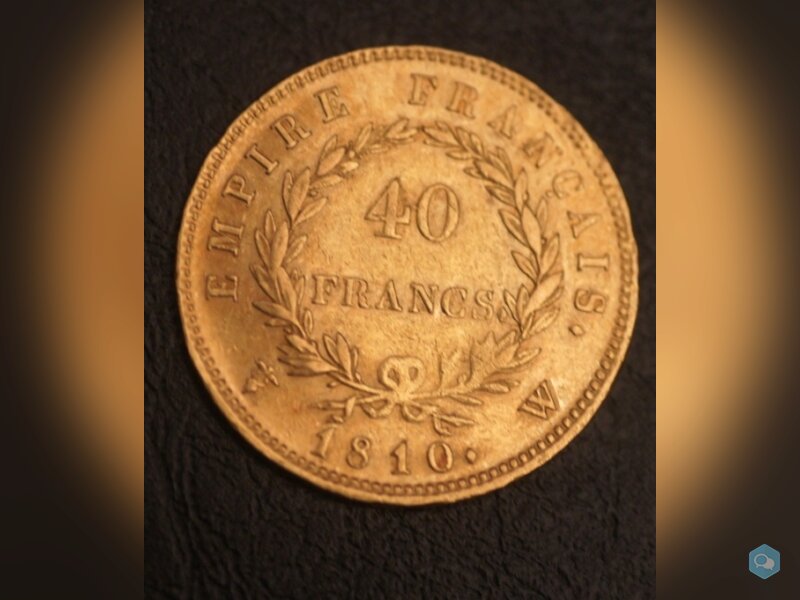 40 Francs Or Napoleon 1810 W 2