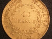 40 Francs Or Napoleon AN 12 2