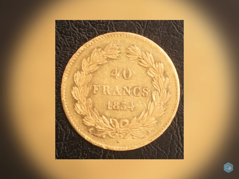 40 Francs Or Louis Philippe 1834 A A 2