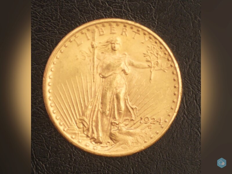 20 Dollars Or St Gudens 1924 1