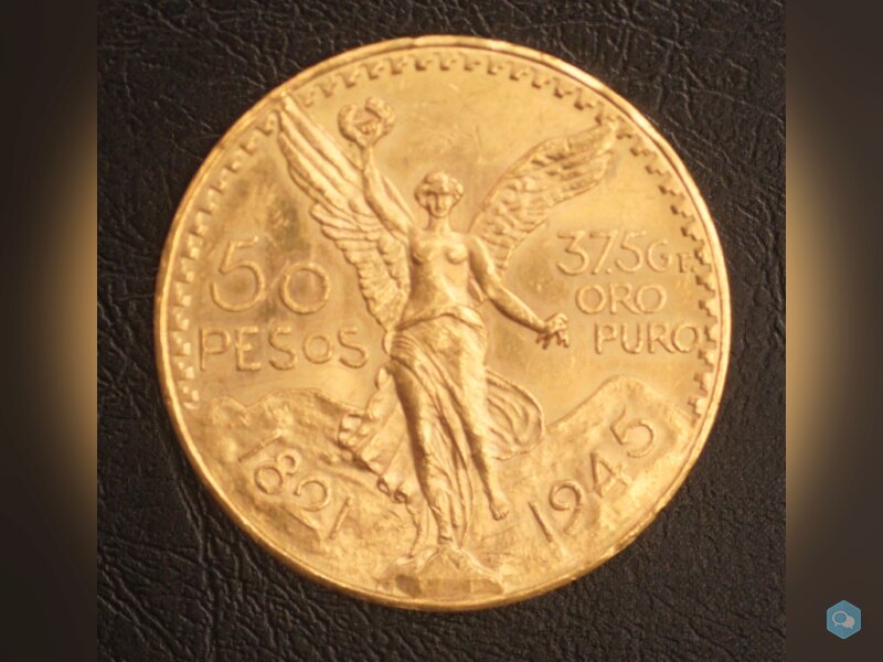 50 Pesos or Mejico 1945 1