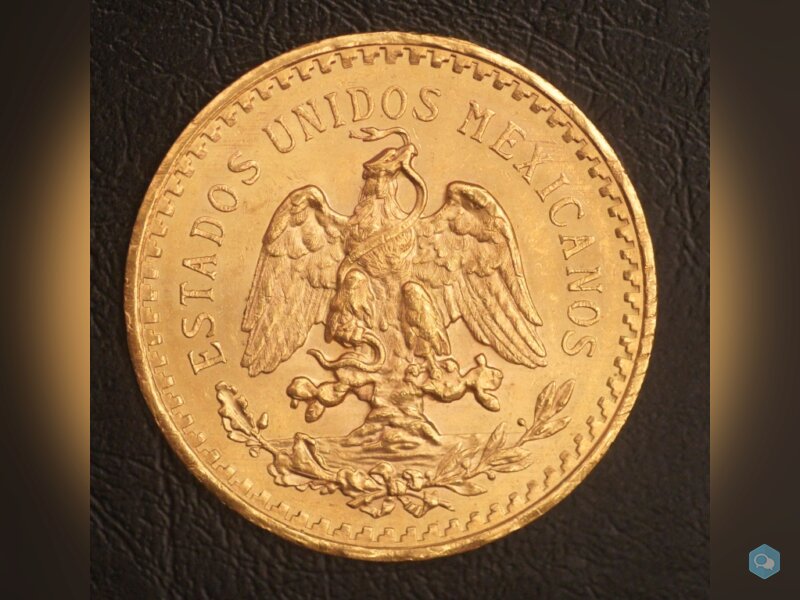 50 Pesos or Mejico 1945 2