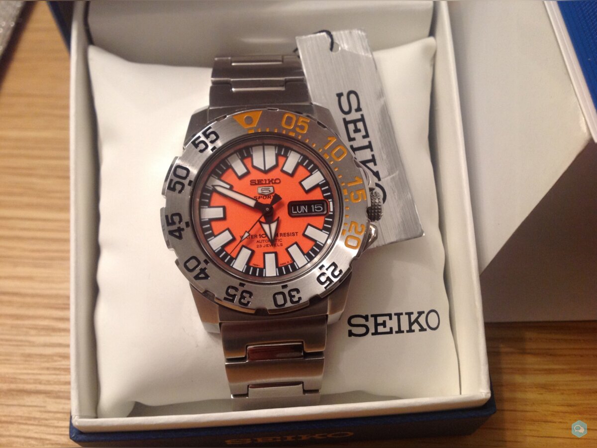 Sold Seiko 5 sport srp483 mini monster  2