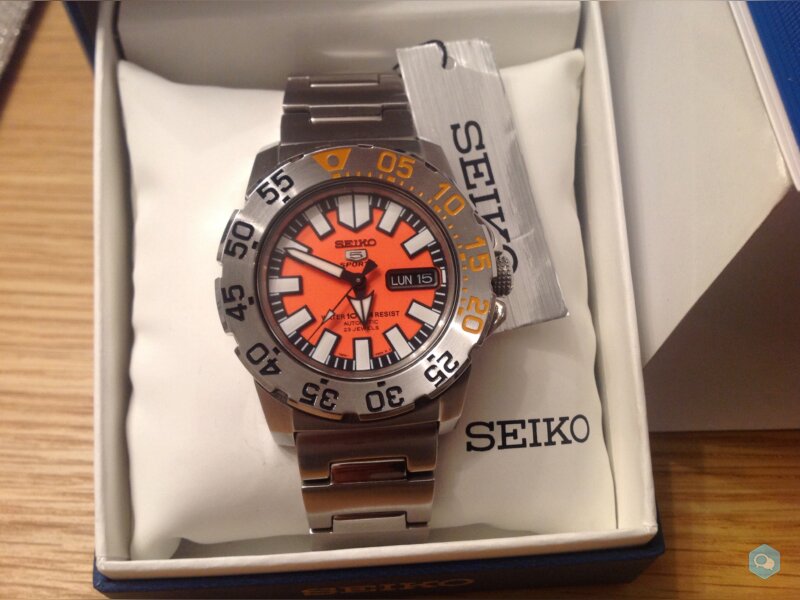 Sold Seiko 5 sport srp483 mini monster  2