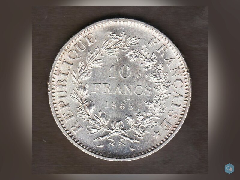 10 FRANCS 1965 Hercule - FRANCE - argent / silver  1