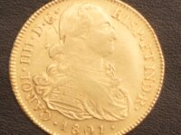 8 Escudos Or 1801 Carlos IV 1