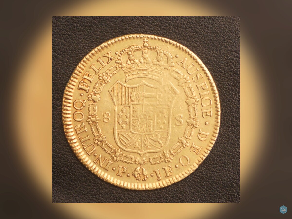 8 Escudos Or 1801 Carlos IV 2