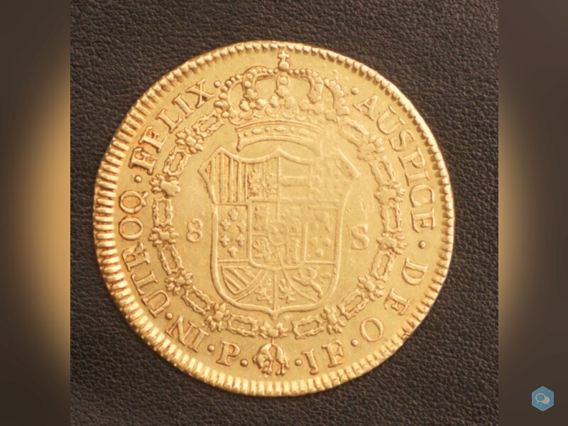 8 Escudos Or 1801 Carlos IV 2