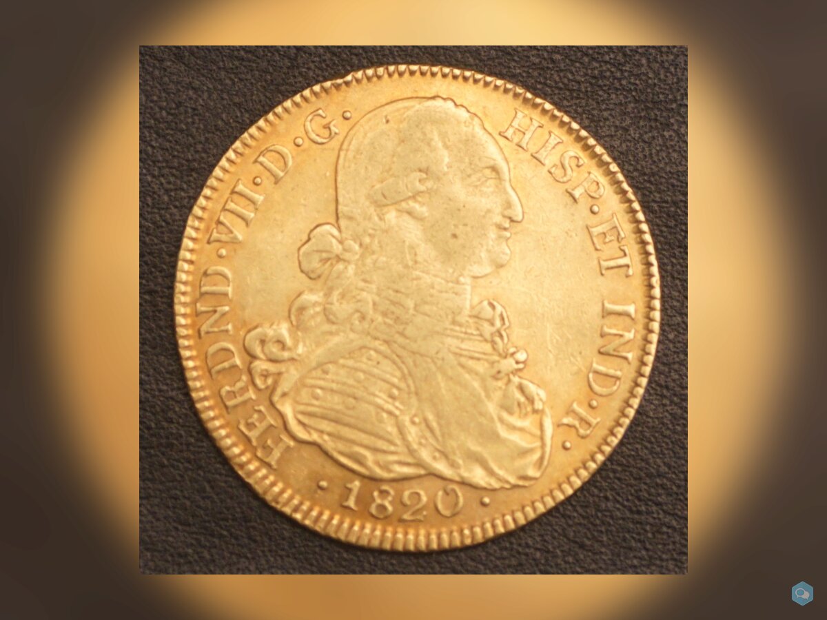 8 Escudos Or 1820 Fernando VII 1