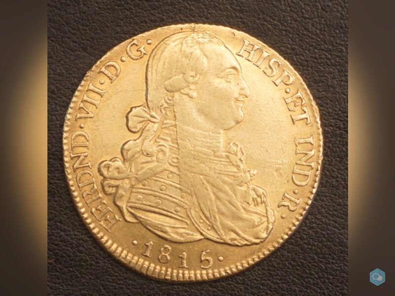 8 Escudos Or 1815 Fernando VII  1