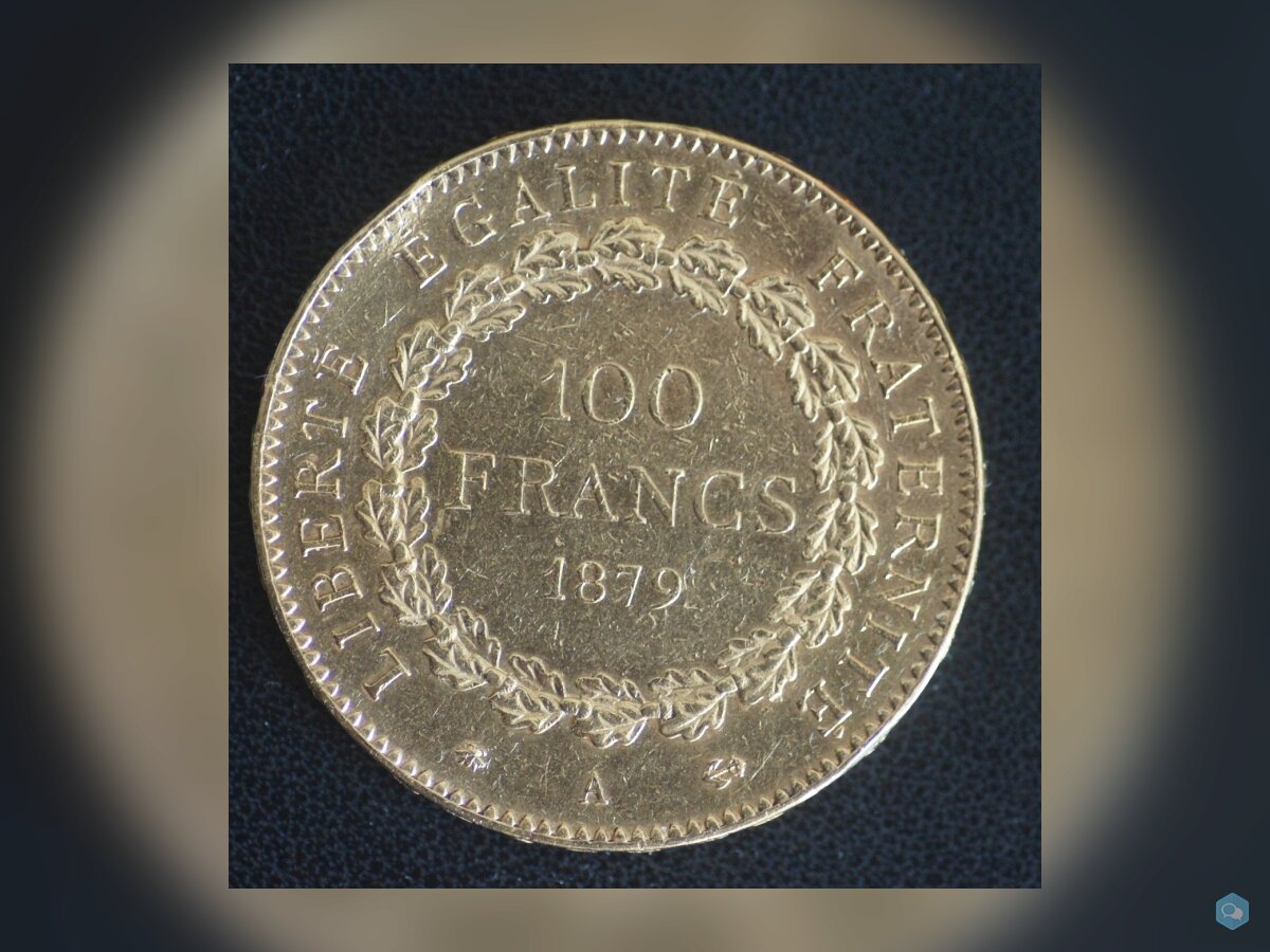 100 FRANCS OR GENIE 1879 A 2