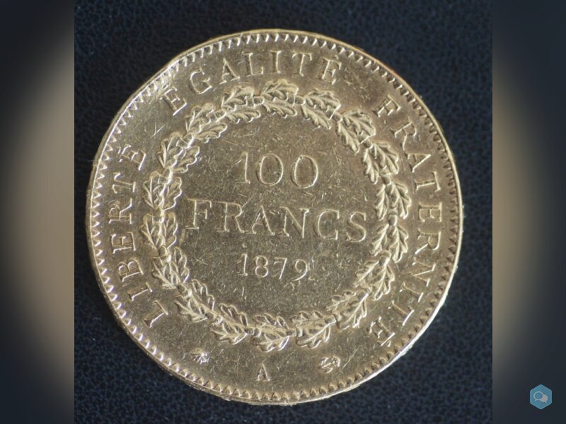 100 FRANCS OR GENIE 1879 A 2