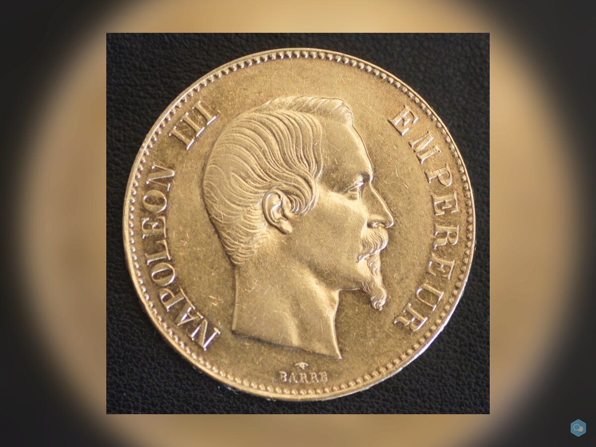 100 FRANCS OR NAPOLEON III 1858 A 1