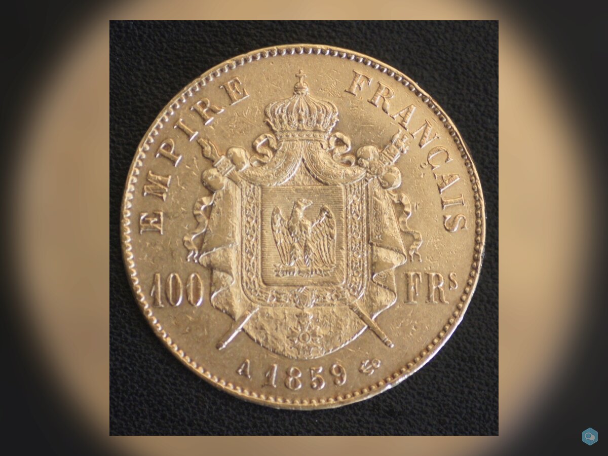 100 FRANCS OR NAPOLEON III 1859 A 2