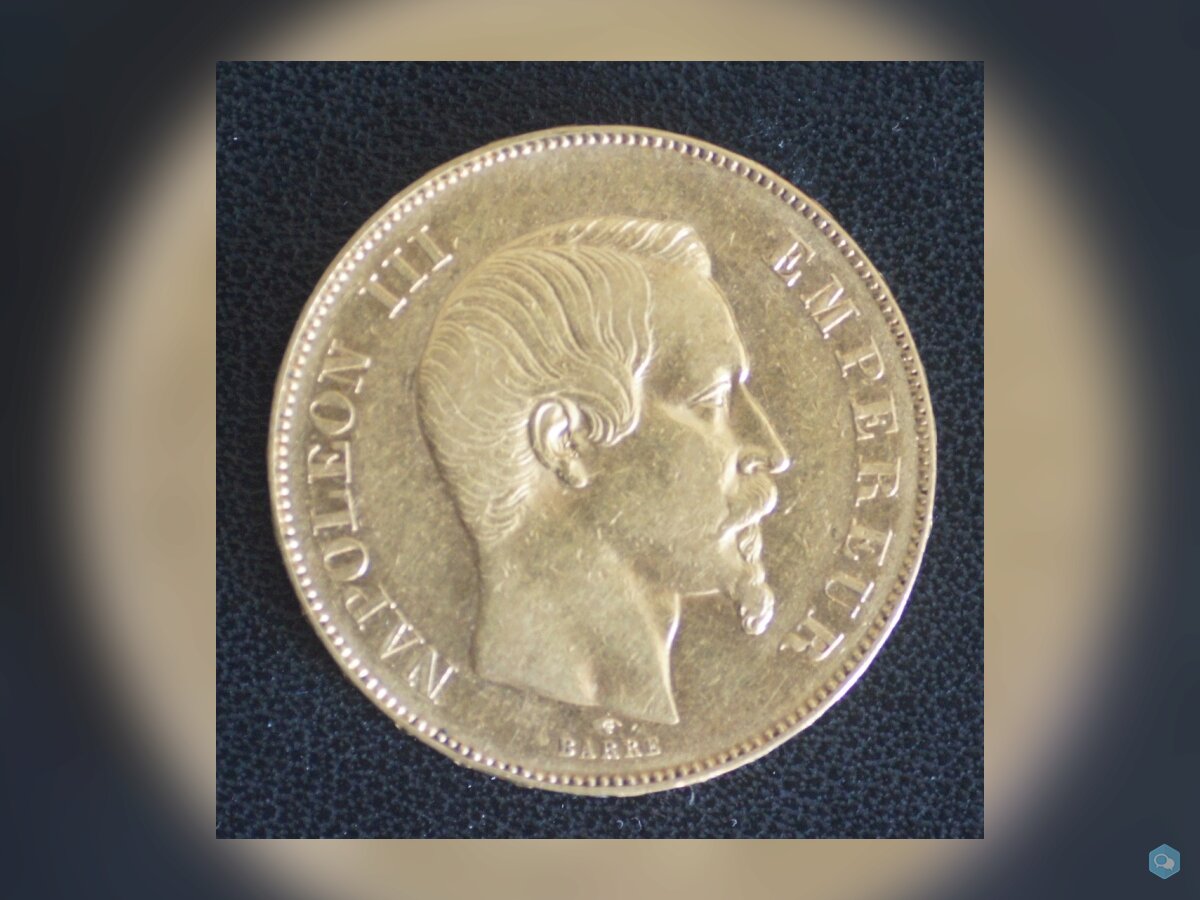 50 FRANCS OR 1855 A 1