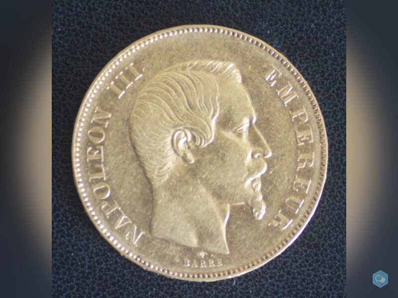 50 FRANCS OR 1855 A 1