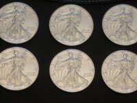 6 Pieces de 1 Oz Argent 2016 1