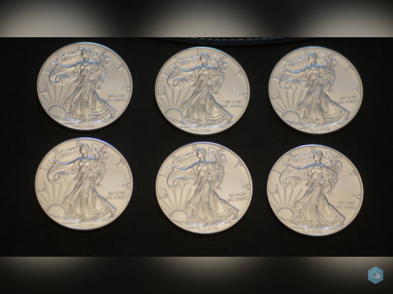 6 Pieces de 1 Oz Argent 2016 1